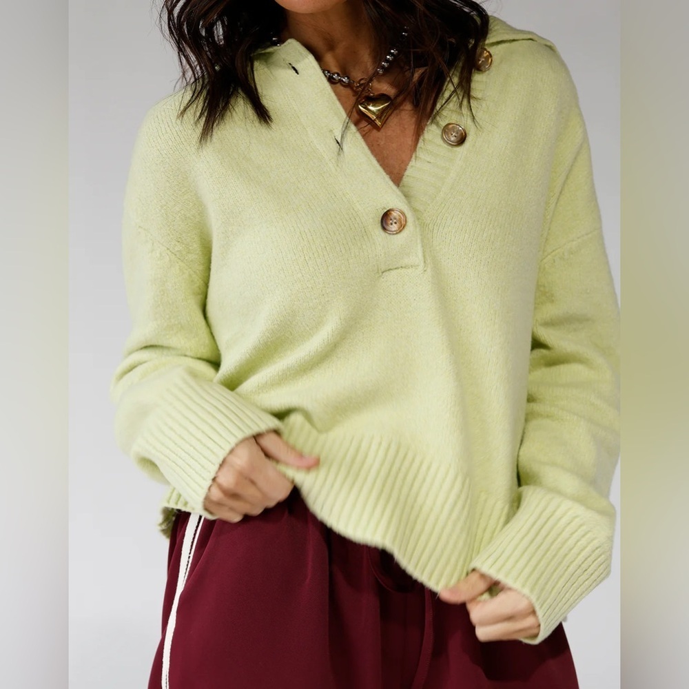 Free people Trading Up Polo sweater - Picture 4 of 9